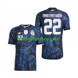 Camisola Alternativo Seleção Argentina Franco Mastantuono 22 World Cup 2026 Manga Curta ,Homem