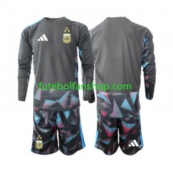 Camisola Principal Guarda-redes Seleção Argentina World Cup 2026 Manga Comprida ,Criança