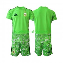 Camisola Alternativa (2ª) Guarda-redes Seleção Argentina World Cup 2026 Manga Curta ,Criança