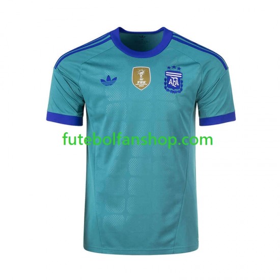 Camisola Alternativo Guarda-redes Seleção Argentina World Cup 2026 Manga Curta ,Homem