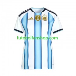 Camisola Principal Seleção Argentina World Cup 2026 Manga Curta ,Senhora
