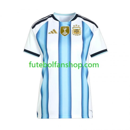 Camisola Principal Seleção Argentina World Cup 2026 Manga Curta ,Senhora