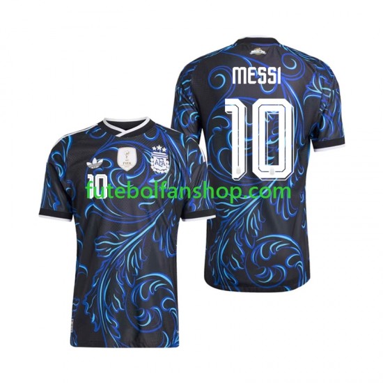 Camisola Alternativo Seleção Argentina Lionel Messi 10 World Cup 2026 Manga Curta ,Homem
