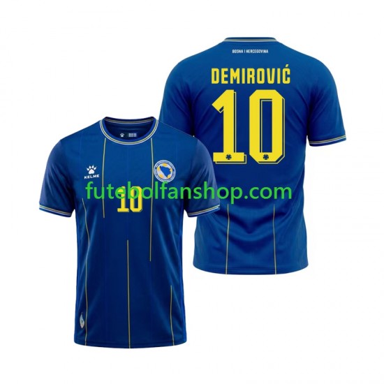 Camisola Principal Bosnia Herzegovina Ermedin Demirovic 10 World Cup 2026 Manga Curta ,Homem