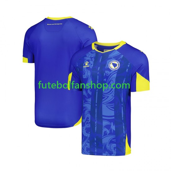 Camisola Principal Bosnia Herzegovina World Cup 2026 Manga Curta ,Homem