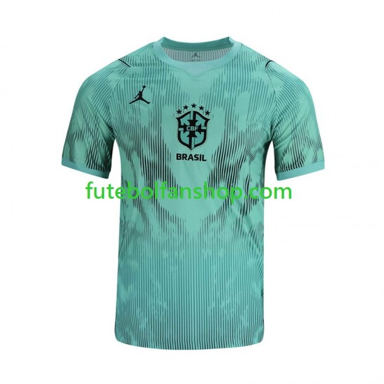 Camisola Alternativa (2ª) Guarda-redes Seleção Brasileira World Cup 2026 Manga Curta ,Homem
