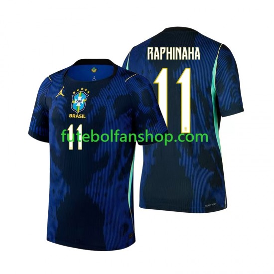 Camisola Alternativo Seleção Brasileira Raphinha 11 World Cup 2026 Manga Curta ,Homem