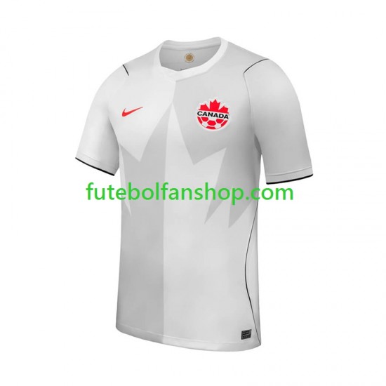 Camisola Alternativo Seleção Canadense World Cup 2026 Manga Curta ,Homem