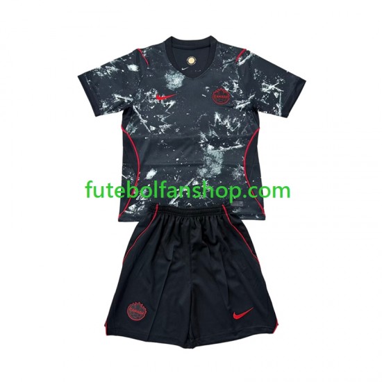 Camisola Alternativo Seleção Canadense World Cup 2026 Manga Curta ,Criança