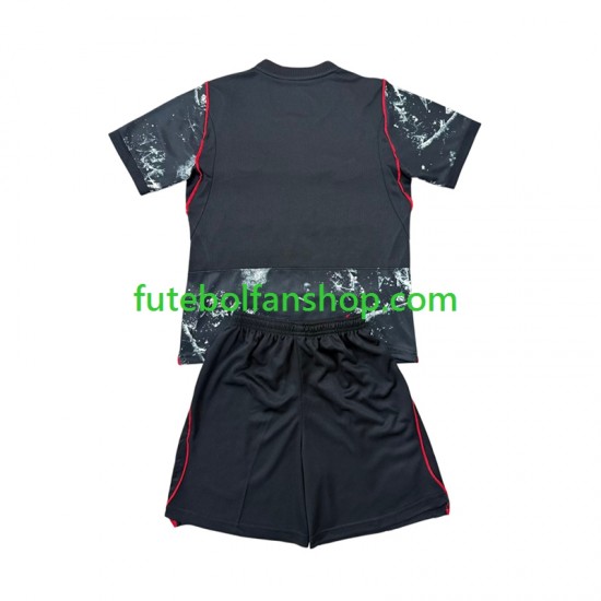Camisola Alternativo Seleção Canadense World Cup 2026 Manga Curta ,Criança
