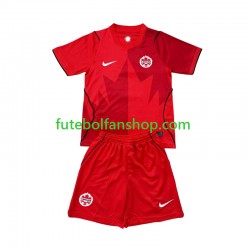 Camisola Principal Seleção Canadense World Cup 2026 Manga Curta ,Criança