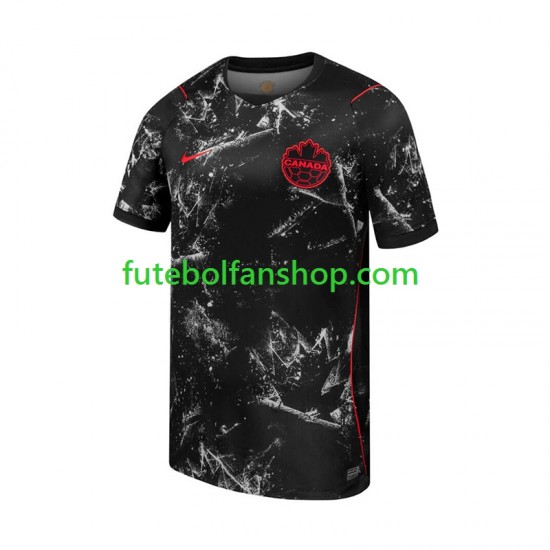Camisola Alternativa (2ª) Seleção Canadense World Cup 2026 Manga Curta ,Homem
