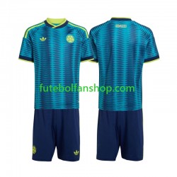Camisola Alternativo Seleção Colombiana World Cup 2026 Manga Curta ,Criança