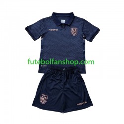 Camisola Alternativo Seleção Equatoriana World Cup 2026 Manga Curta ,Criança