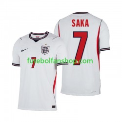 Camisola Principal Seleção Inglesa Bukayo Saka 7 World Cup 2026 Manga Curta ,Homem