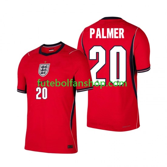 Camisola Alternativo Seleção Inglesa Cole Palmer 20 World Cup 2026 Manga Curta ,Homem
