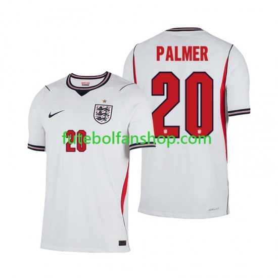 Camisola Principal Seleção Inglesa Cole Palmer 20 World Cup 2026 Manga Curta ,Homem