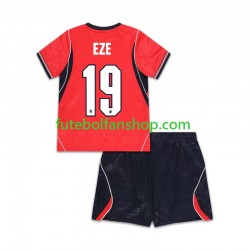 Camisola Alternativo Seleção Inglesa Eberechi Eze 19 World Cup 2026 Manga Curta ,Criança