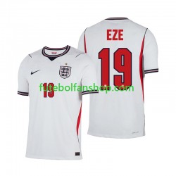 Camisola Principal Seleção Inglesa Eberechi Eze 19 World Cup 2026 Manga Curta ,Homem