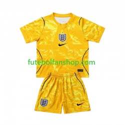 Camisola Alternativa (3ª) Guarda-redes Seleção Inglesa World Cup 2026 Manga Curta ,Criança