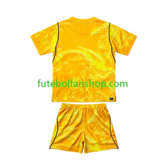 Camisola Alternativa (3ª) Guarda-redes Seleção Inglesa World Cup 2026 Manga Curta ,Criança