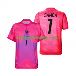 Camisola Alternativo Guarda-redes Seleção Francesa Brice Samba 1 World Cup 2026 Manga Curta ,Homem
