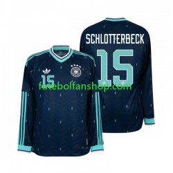 Camisola Alternativo Seleção Alemã Nico Schlotterbeck 15 World Cup 2026 Manga Comprida ,Homem