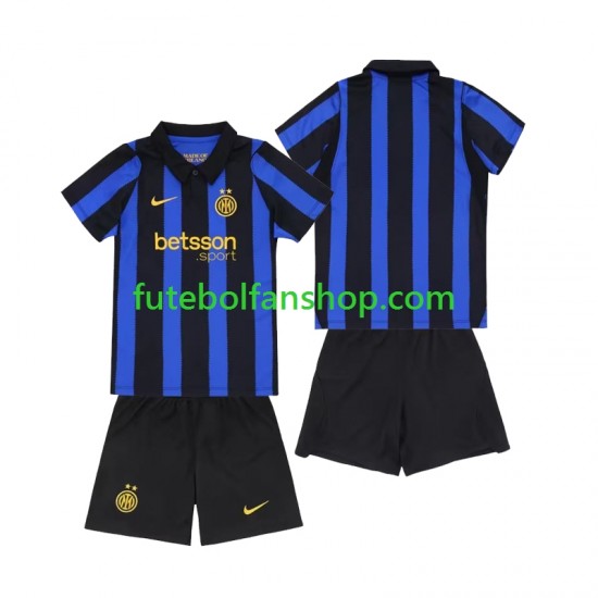 Camisola Principal Inter de Milão Época 2026/2027 Manga Curta ,Criança