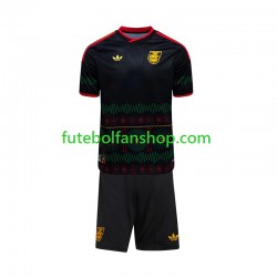 Camisola Alternativo Seleção Jamaicana World Cup 2026 Manga Curta ,Criança
