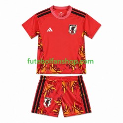 Camisola Principal Guarda-redes Seleção Japonesa World Cup 2026 Manga Curta ,Criança