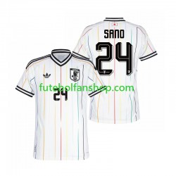 Camisola Alternativo Seleção Japonesa Kaishu Sano 24 World Cup 2026 Manga Curta ,Homem