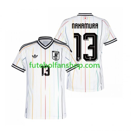 Camisola Alternativo Seleção Japonesa Keito Nakamura 13 World Cup 2026 Manga Curta ,Homem