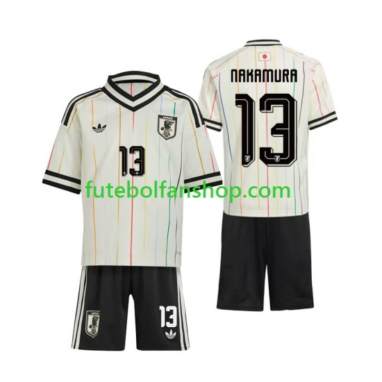 Camisola Alternativo Seleção Japonesa Keito Nakamura 13 World Cup 2026 Manga Curta ,Criança