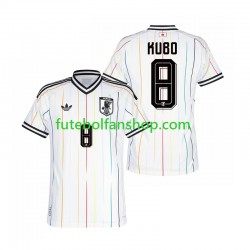 Camisola Alternativo Seleção Japonesa Kubo 8 World Cup 2026 Manga Curta ,Homem