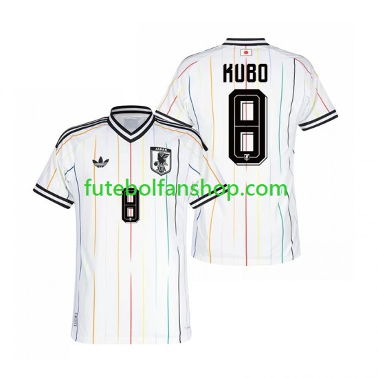 Camisola Alternativo Seleção Japonesa Kubo 8 World Cup 2026 Manga Curta ,Homem