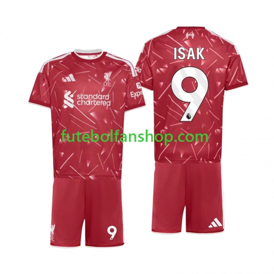 Camisola Principal Liverpool Alexander Isak 9 Época 2026/2027 Manga Curta ,Criança