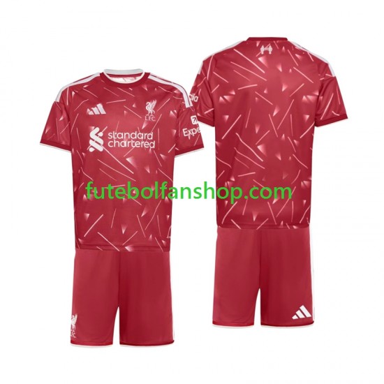 Camisola Principal Liverpool Época 2026/2027 Manga Curta ,Criança