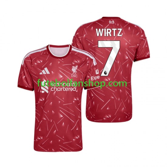 Camisola Principal Liverpool Florian Wirtz 7 Época 2026/2027 Manga Curta ,Homem
