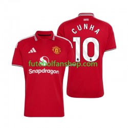Camisola Principal Manchester United Matheus Cunha 10 Época 2026/2027 Manga Curta ,Homem