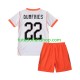 Camisola Alternativo Seleção Neerlandesa Denzel Dumfries 22 World Cup 2026 Manga Curta ,Criança