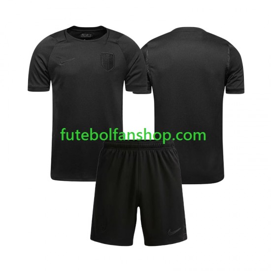 Camisola Alternativo Seleção Norueguesa World Cup 2026 Manga Curta ,Criança