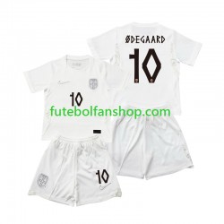 Camisola Alternativa (2ª) Seleção Norueguesa Martin Odegaard 10 World Cup 2026 Manga Curta ,Criança