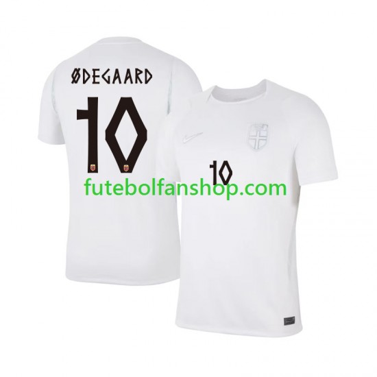 Camisola Alternativa (2ª) Seleção Norueguesa Martin Odegaard 10 World Cup 2026 Manga Curta ,Homem