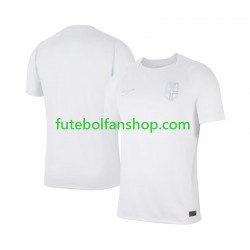 Camisola Alternativa (2ª) Seleção Norueguesa World Cup 2026 Manga Curta ,Homem