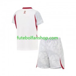 Camisola Principal Selecção Polaca World Cup 2026 Manga Curta ,Criança