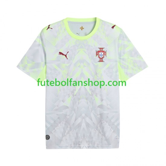 Camisola Alternativo Guarda-redes Seleção Portuguesa World Cup 2026 Manga Curta ,Homem