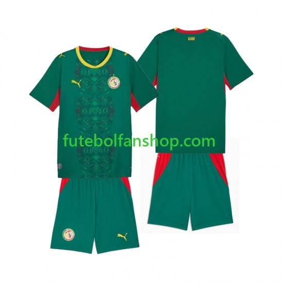 Camisola Alternativo Seleção Senegalesa 2026 2027 Manga Curta ,Criança