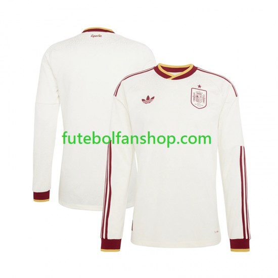 Camisola Alternativo Seleção Espanhola World Cup 2026 Manga Comprida ,Homem