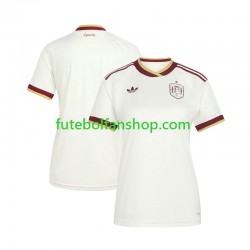 Camisola Alternativo Seleção Espanhola World Cup 2026 Manga Curta ,Senhora