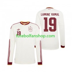 Camisola Alternativo Seleção Espanhola Lamine Yamal 19 World Cup 2026 Manga Comprida ,Homem